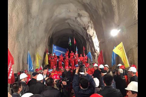 The Kamchik Tunnel has been built by China Railway Tunnel Group.